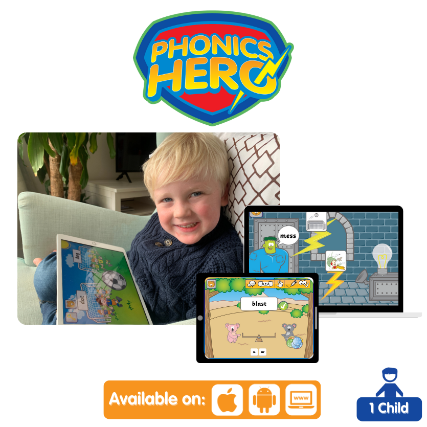 Phonics Hero Games Only Subscription