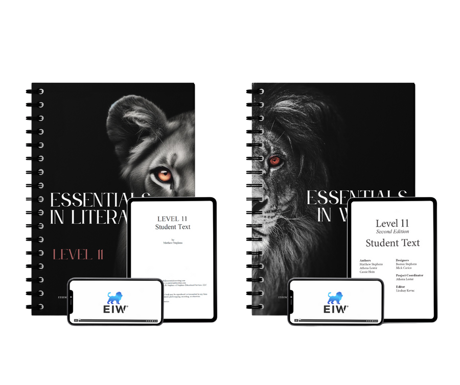 Level 11 Essentials in Writing and Essentials in Literature Bundle