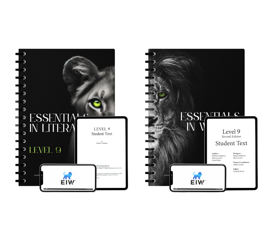 Level 9 Essentials in Writing and Essentials in Literature Bundle