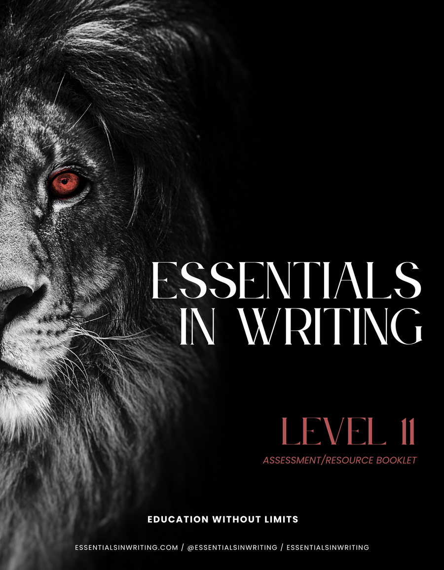 Level 11 Essentials in Literature Resource Book