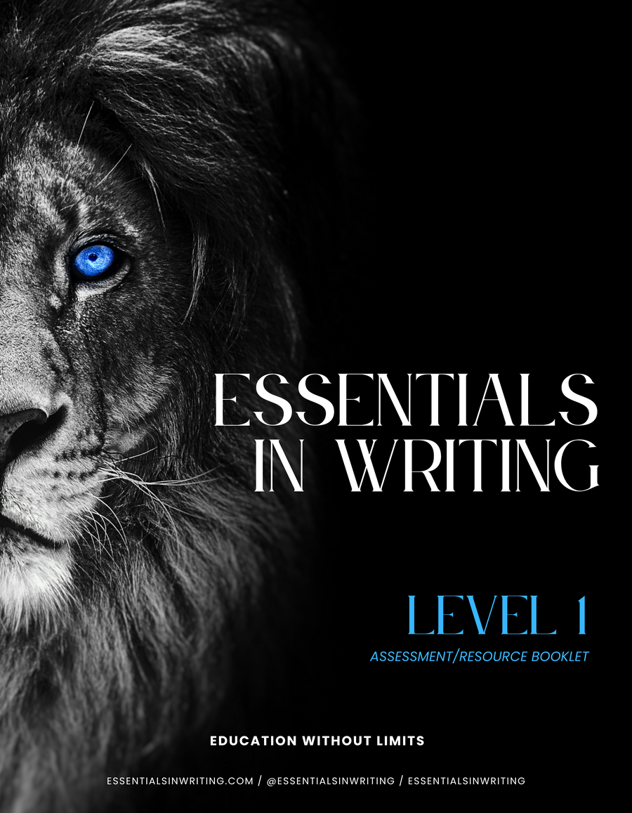 Level 1 Essentials in Writing Resource Book Second Edition