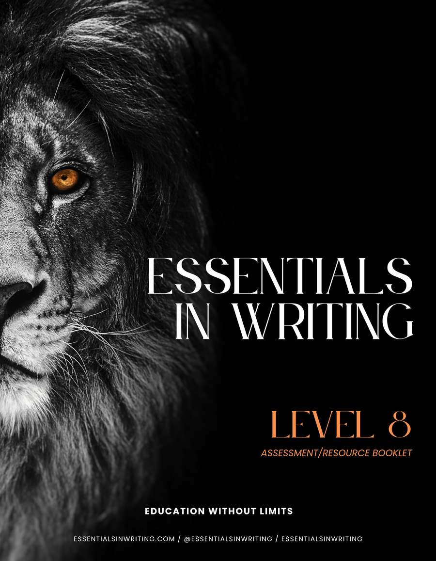Level 8 Essentials in Writing Resource Book Second Edition
