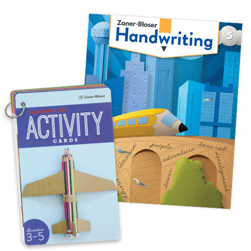 Zaner-Bloser Handwriting © 2020 Grade 5 Homeschool Student Package