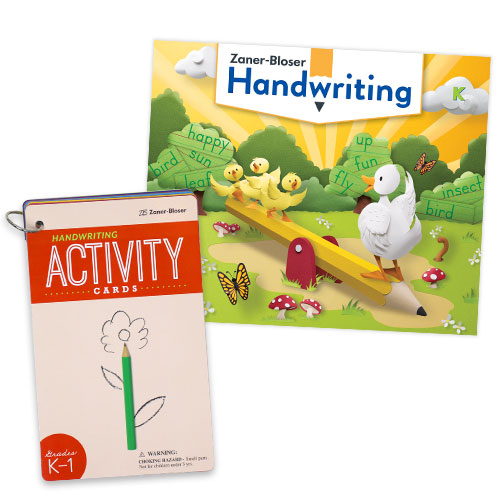 Zaner-Bloser Handwriting © 2020 Grade K Homeschool Student Package