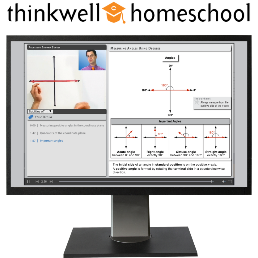 Thinkwell Trigonometry Sale