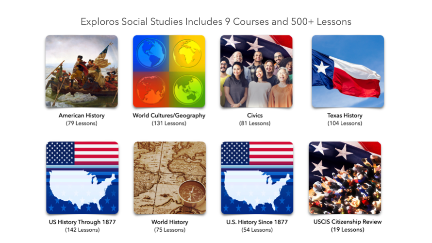 Exploros Social Studies Additional Students