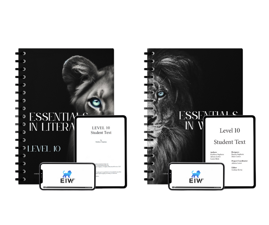 Level 10 Essentials in Writing 2nd Edition and Essentials in Literature Bundle