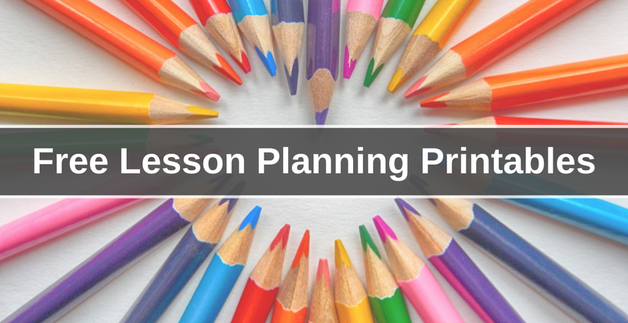 Lesson Planning Printables