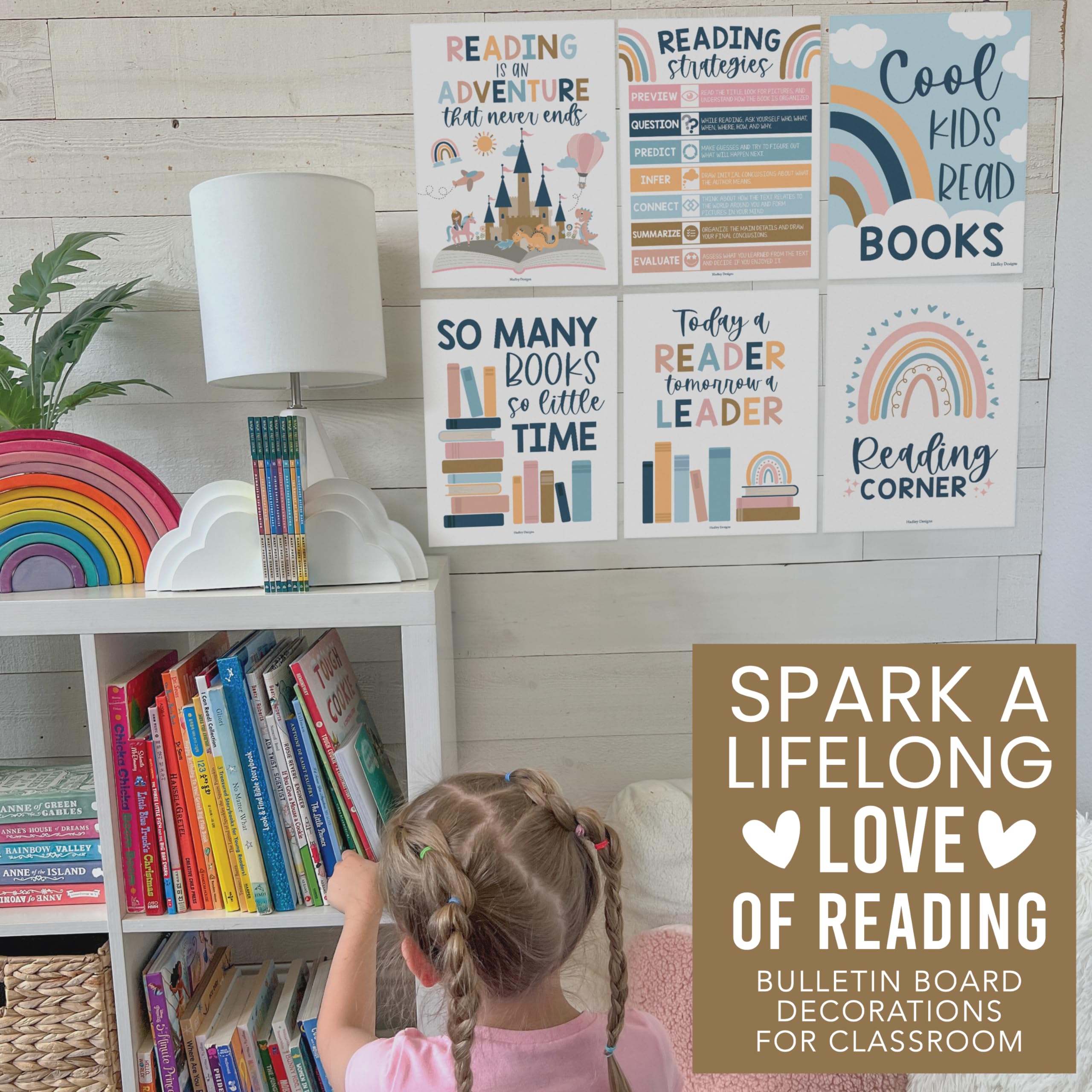 Reading Corner Kit: Boho 6 Poster Pack