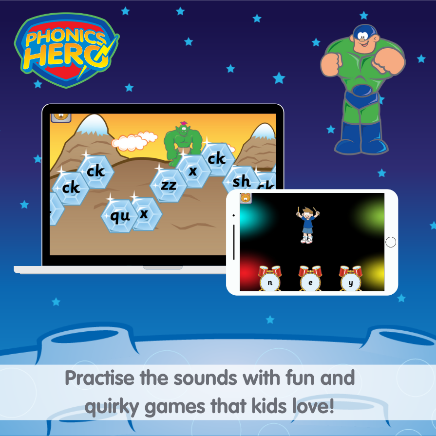 Phonics Hero Games Only Subscription