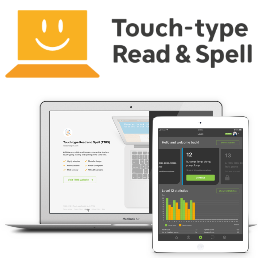 Touch-type Read and Spell