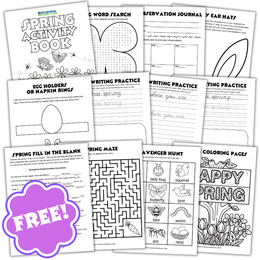 Spring Activity Book