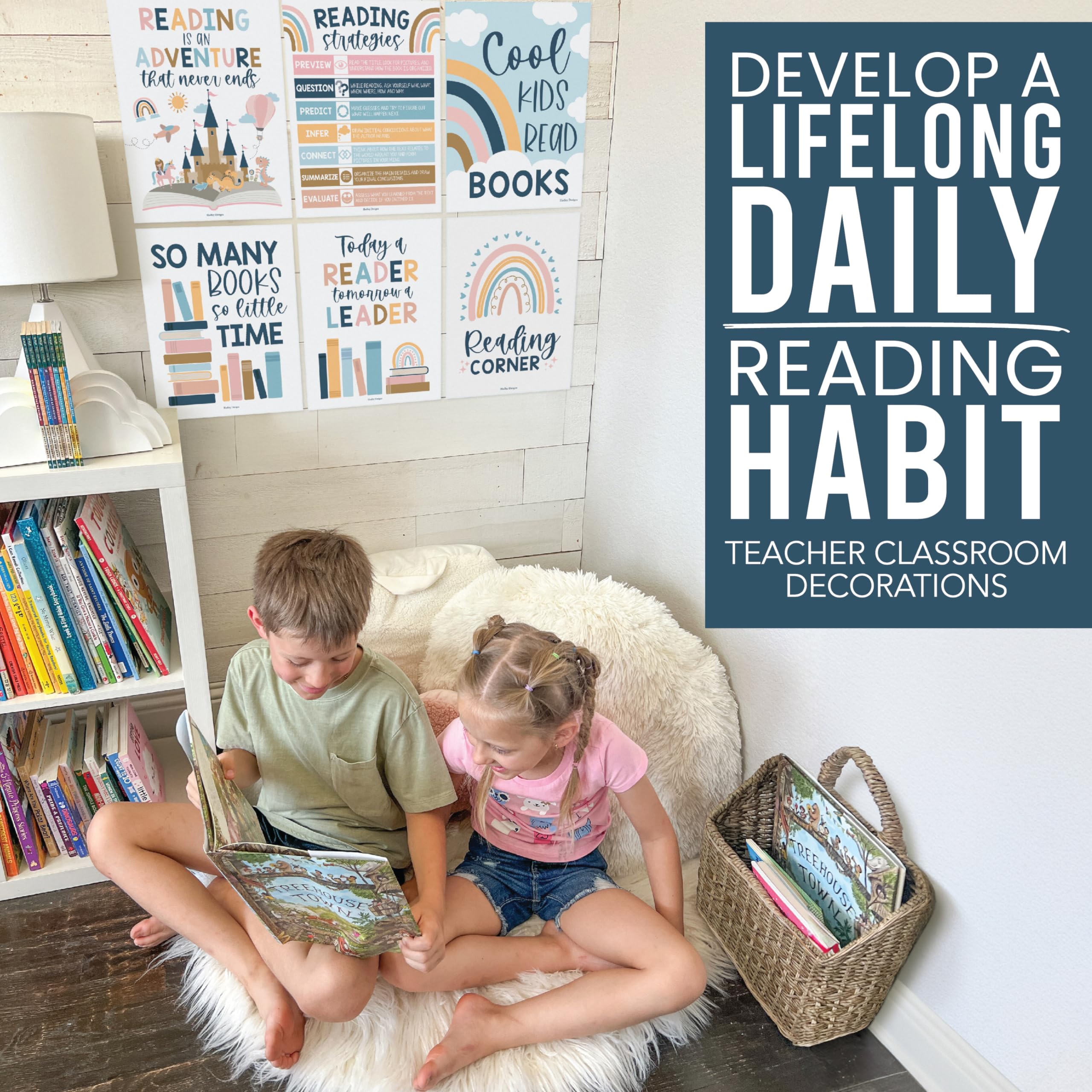 Reading Corner Kit: Boho 6 Poster Pack