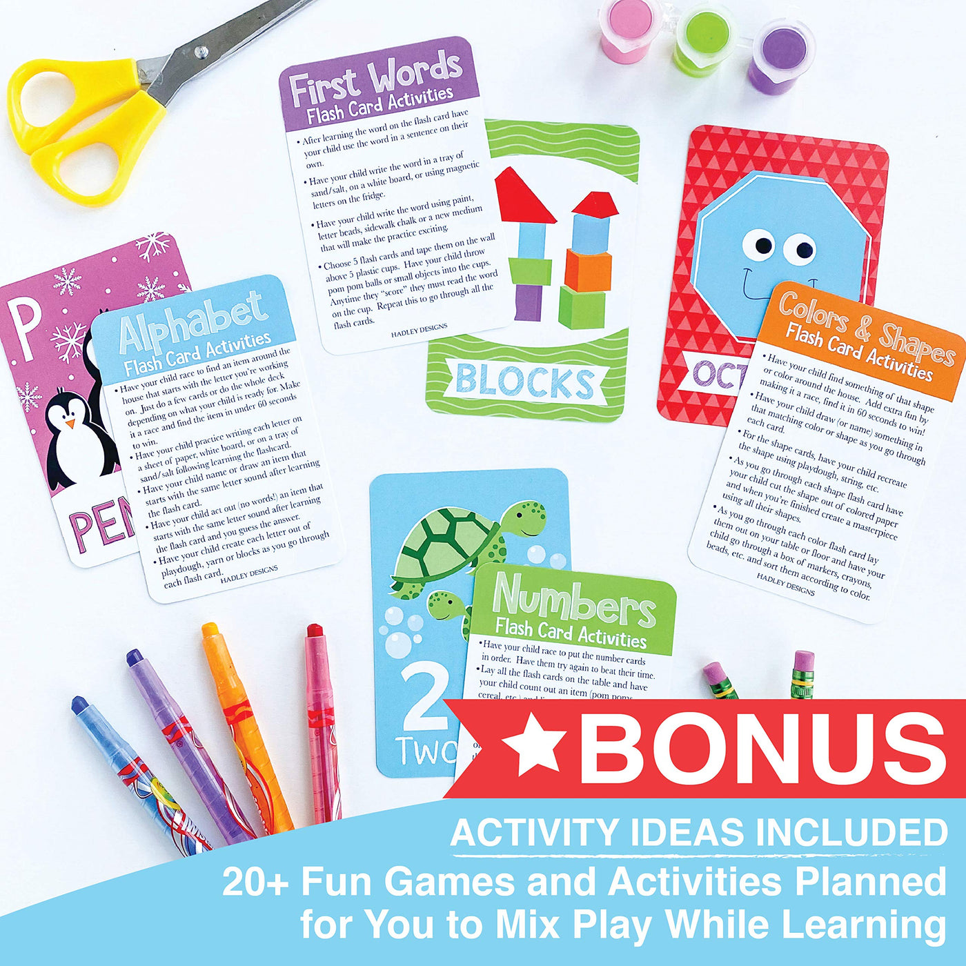 Preschool Head Start Kit (Flashcard Edition)