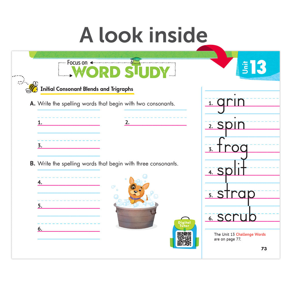 Spelling Connections: A Word Study Approach © 2022 Grade 1 Student Edition