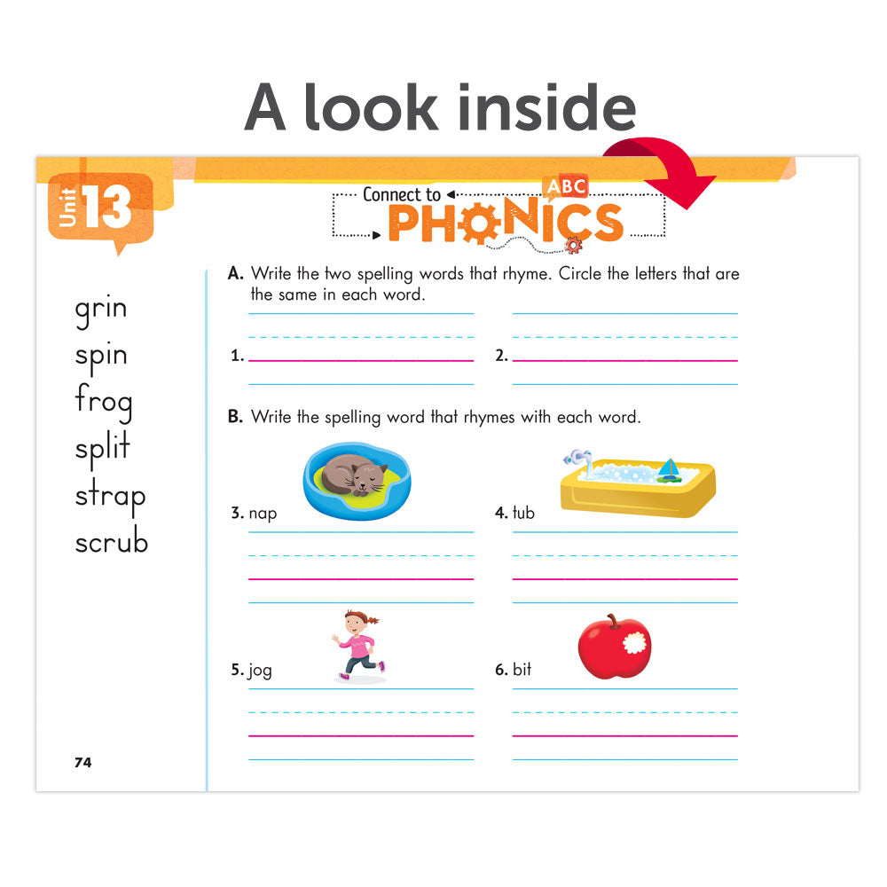 Spelling Connections: A Word Study Approach © 2022 Grade 1 Student Edition