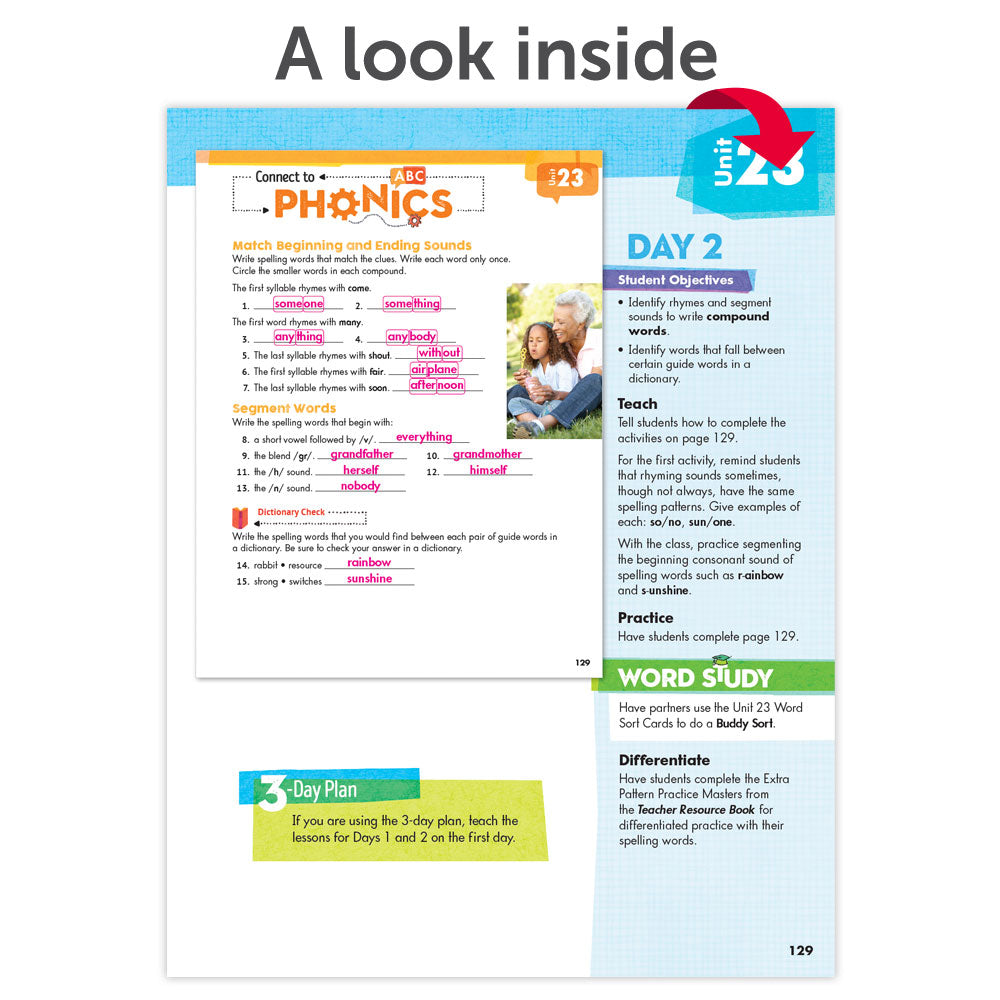 Spelling Connections: A Word Study Approach © 2022 Grade 3 Teacher Edition