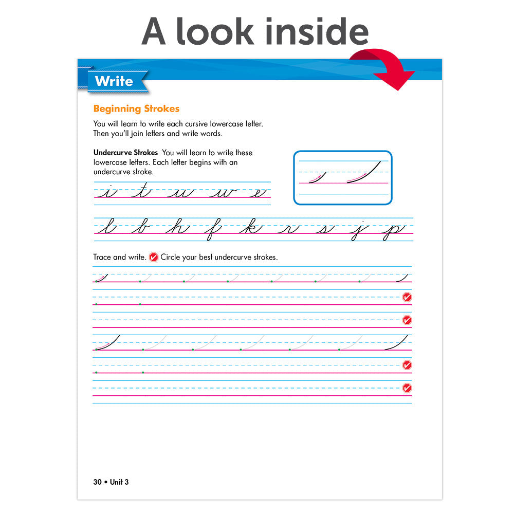 Zaner-Bloser Handwriting © 2020 Grade 3 Homeschool Student Package