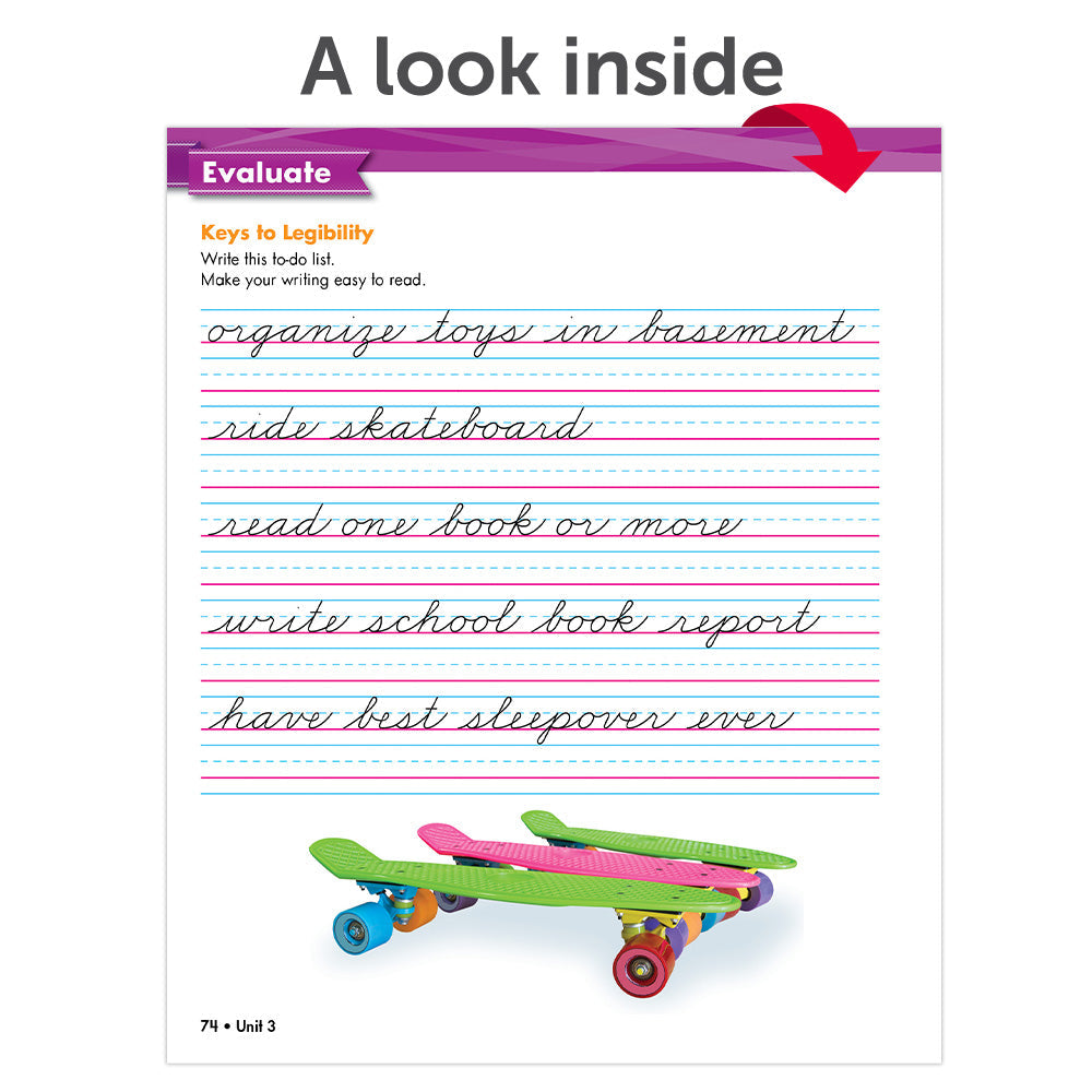 Zaner-Bloser Handwriting © 2020 Grade 3 Homeschool Student Package