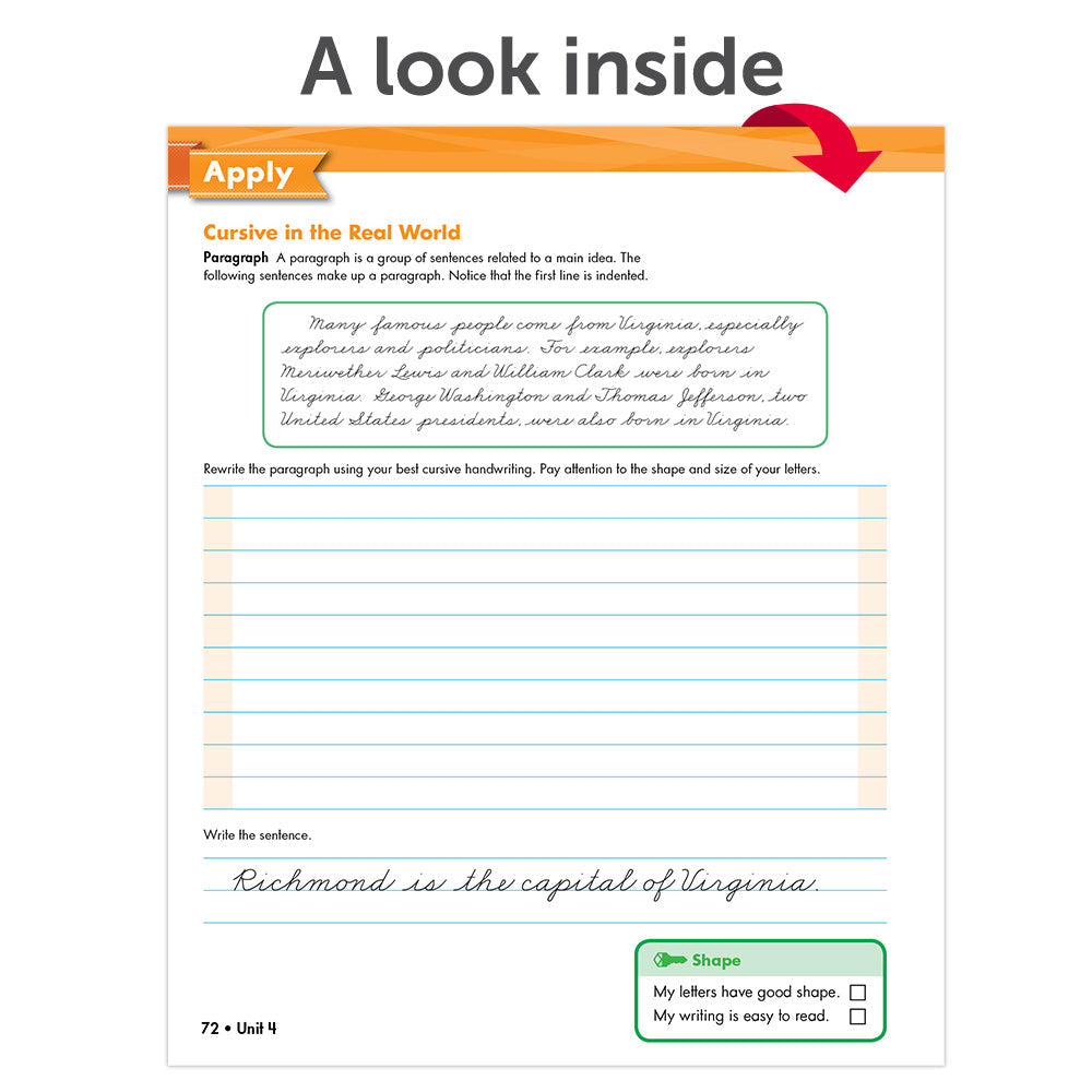 Zaner-Bloser Handwriting © 2020 Grade 5 Homeschool Student Package 