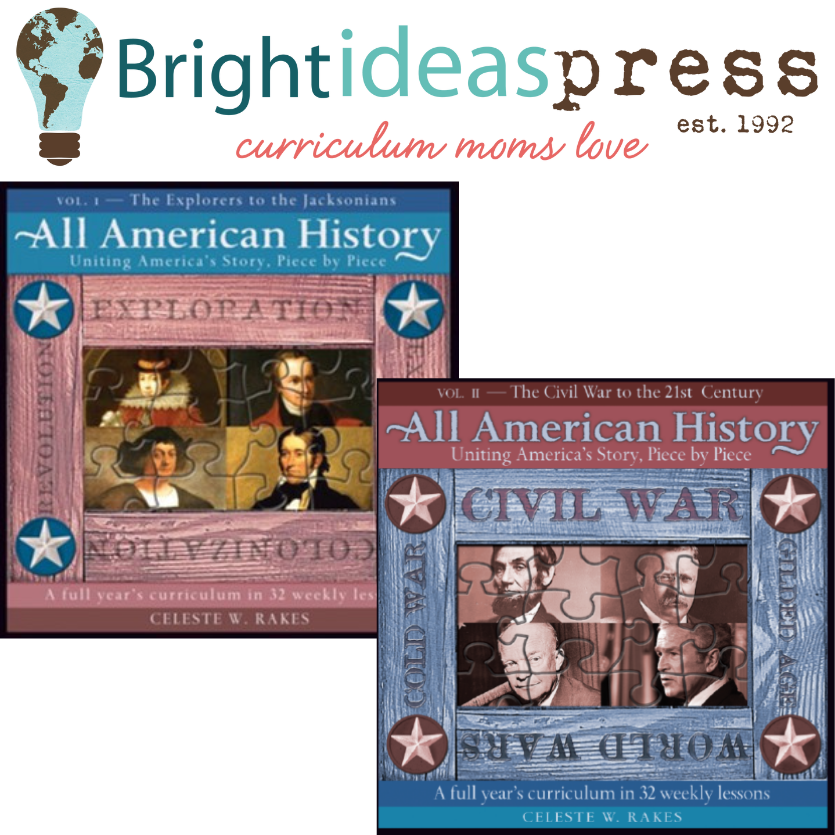 Bright Ideas Press All American History Vol 1 and 2