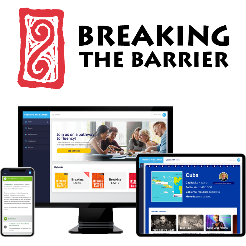 Breaking the Barrier French Level 2 Homeschool Package + Online Access Code
