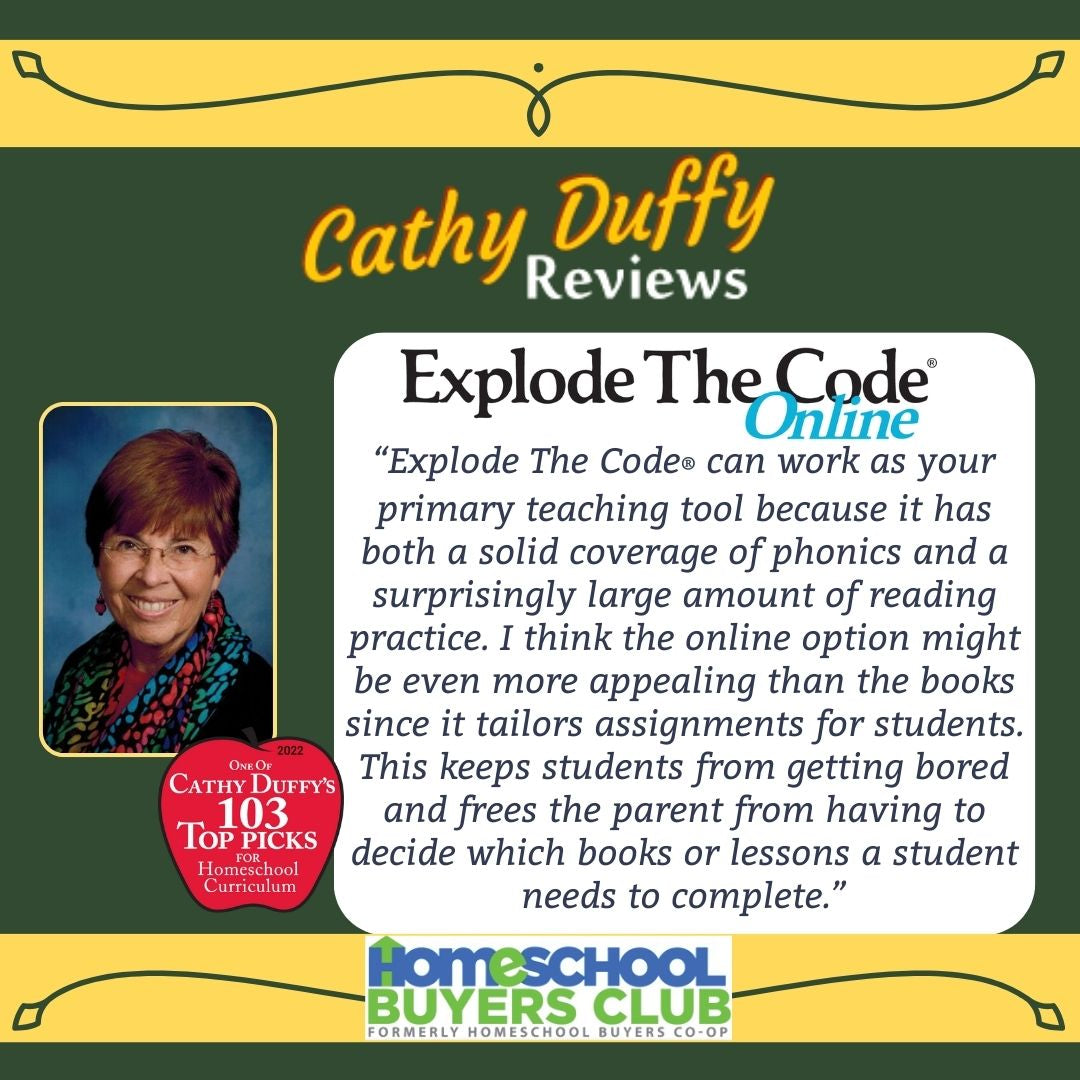 Explode The Code Online Subscription -- Active until June 2, 2026