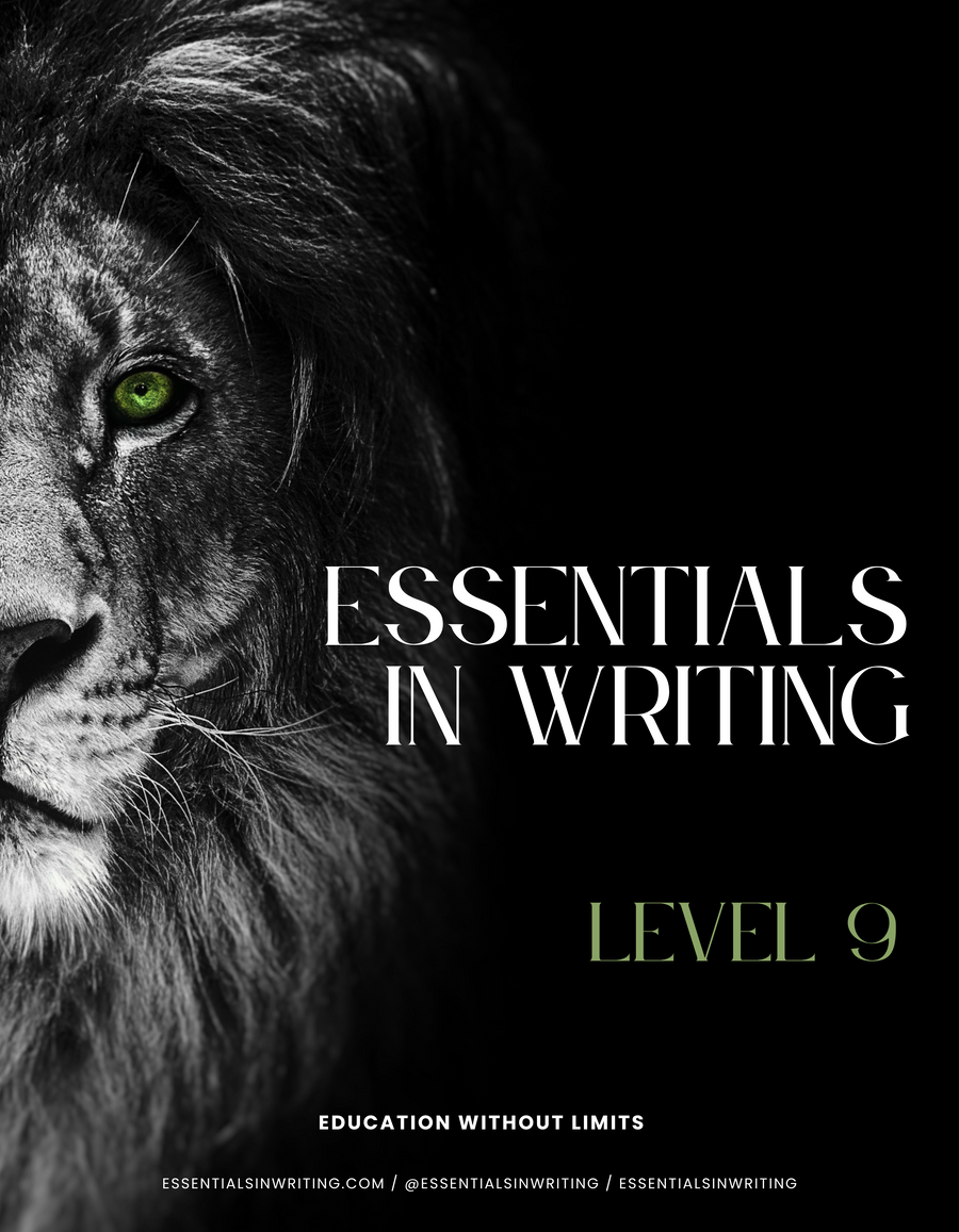 Level 9 Essentials in Literature Additional Student Workbook