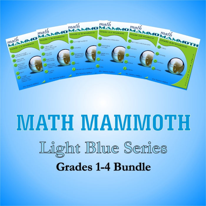 Light Blue Series Grades 1-4 Bundle Download