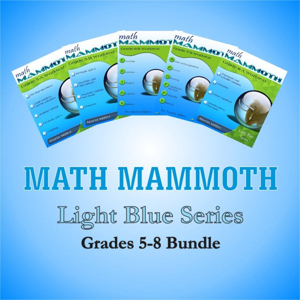 Light Blue Series Grades 5 - 8 Bundle Download