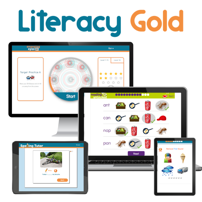 Literacy Gold Bundle Monthly Subscription: Student License