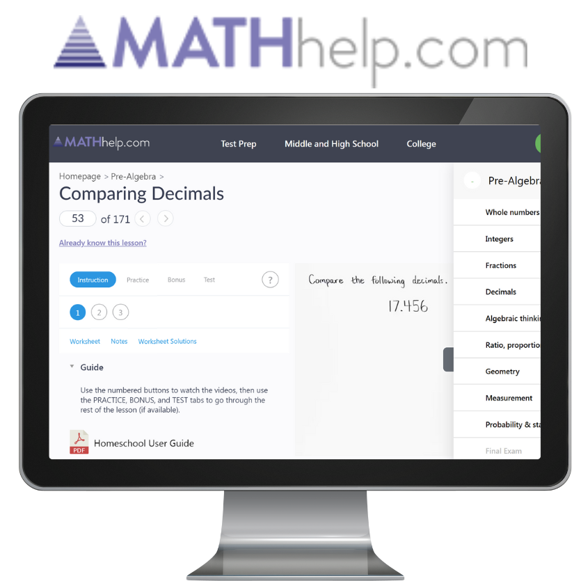 MathHelp.com One Year Subscription