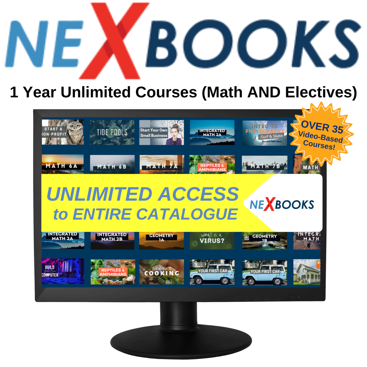 Nexbooks Unlimited Courses Annual Subscription