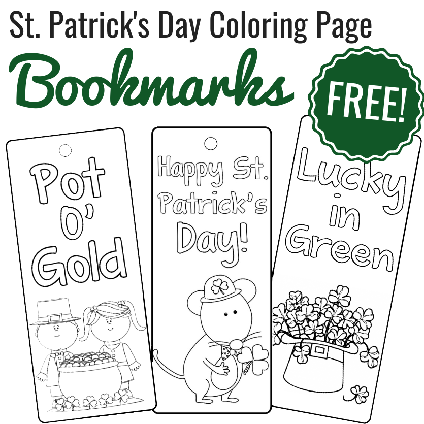 St. Patrick's Day Bookmarks