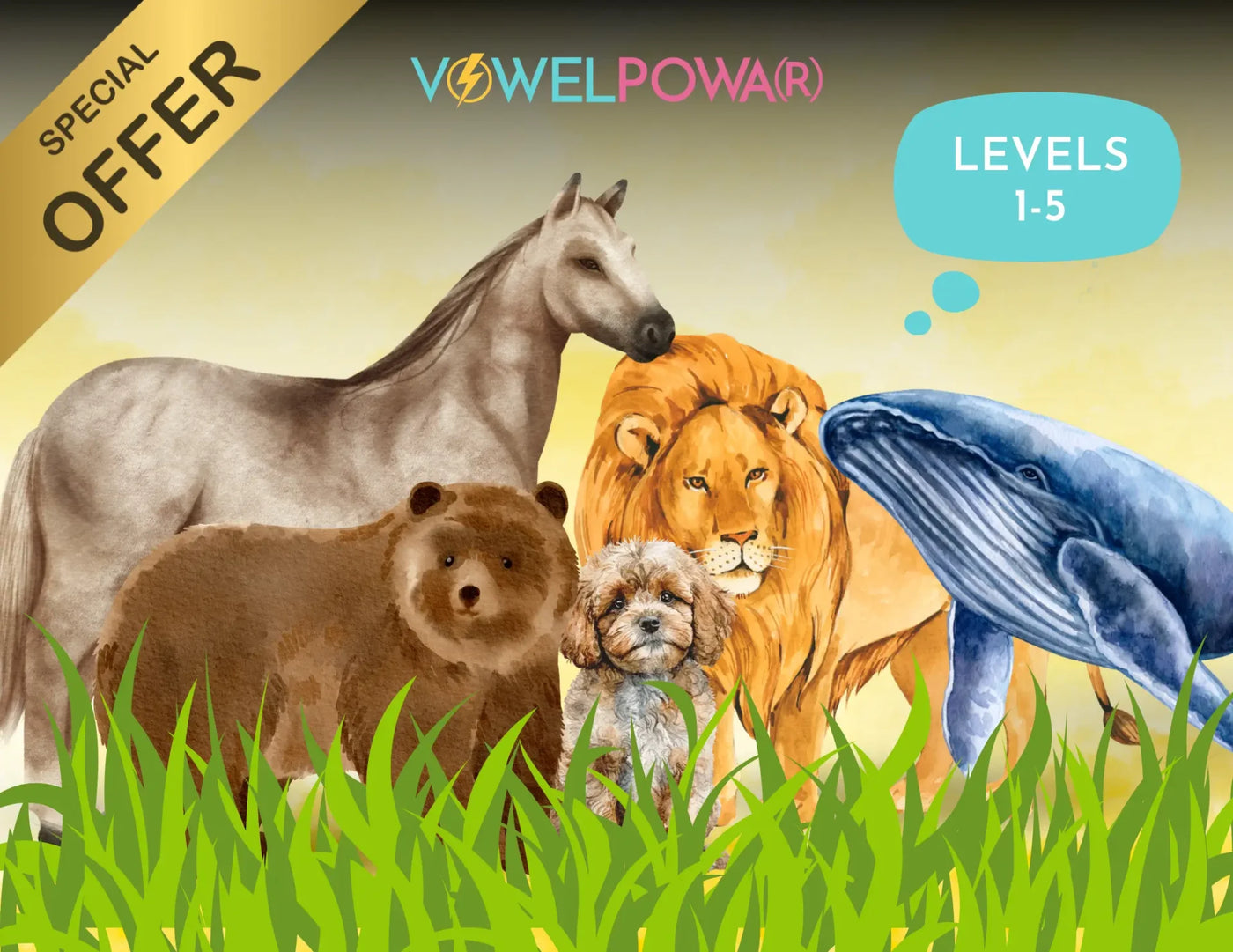 Vowel Power Level 1-5 Bundle