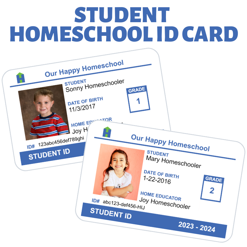 Homeschool ID Card - Student