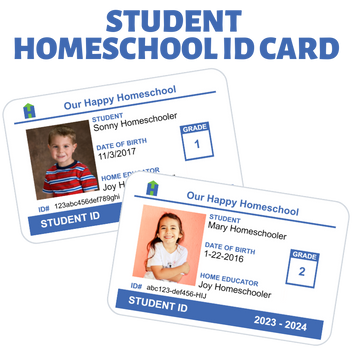 Free Homeschool ID Cards - Homeschool Student ID Cards