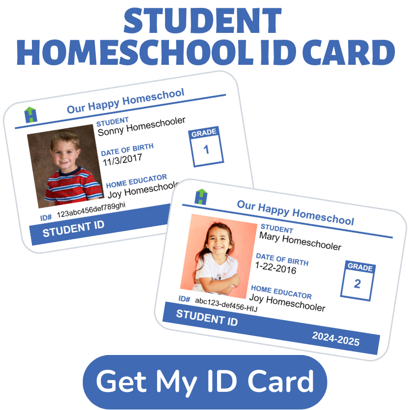 Homeschool ID Card - Student