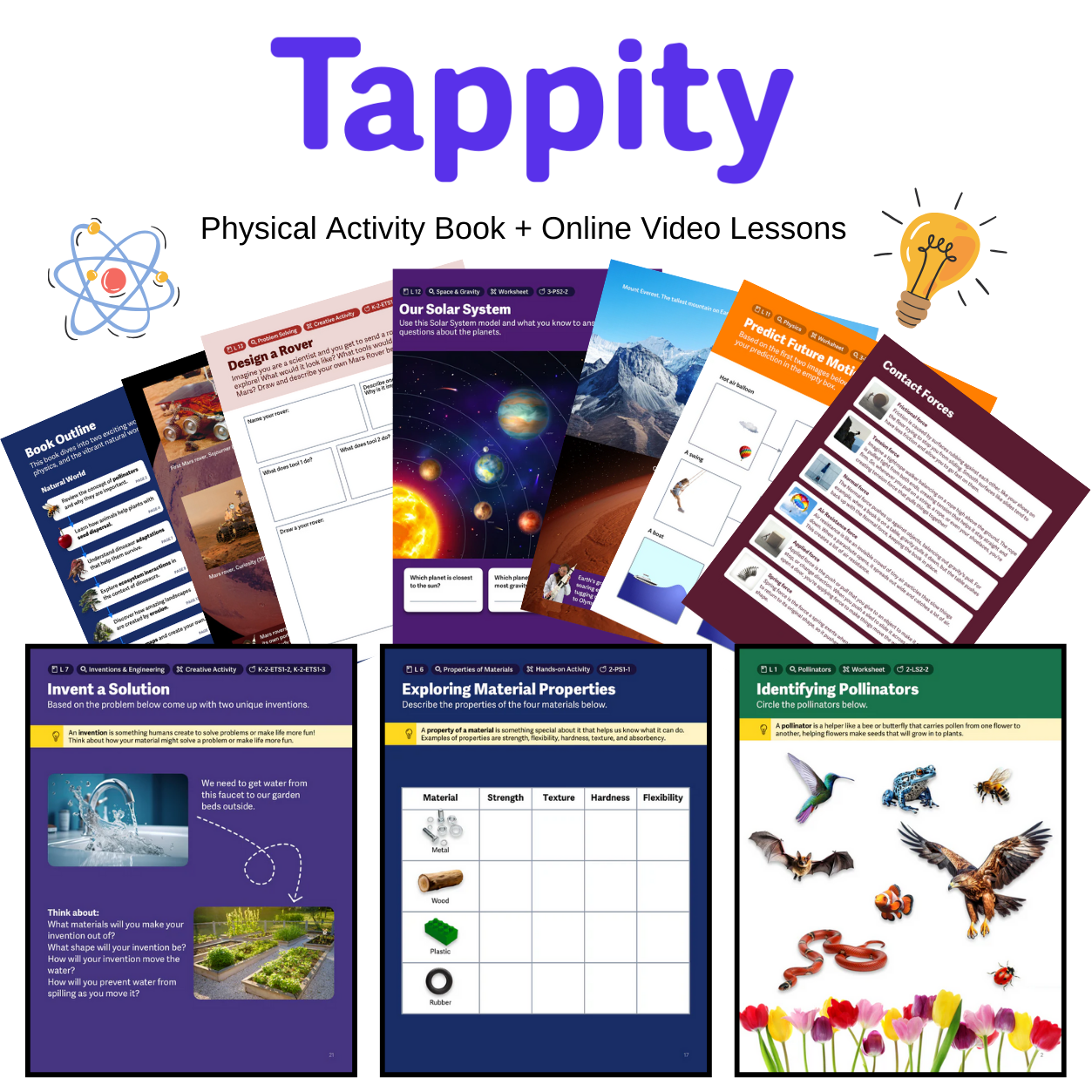 Tappity Science Activity Book + Video Lessons Exclusive 50% Off Coupon