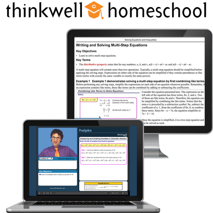 Thinkwell Homeschool Programs