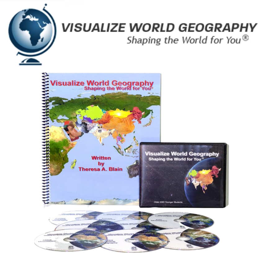 Visualize World Geography DVD Set plus Activity Book