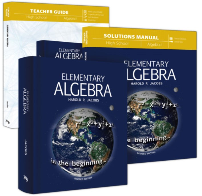 Jacob's Elementary Algebra (Curriculum Pack)