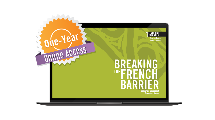 Breaking the Barrier French Level 1 Online Access
