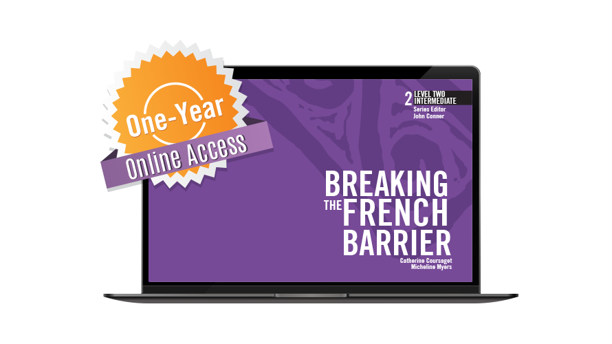 Breaking the Barrier French Level 2 Online Access