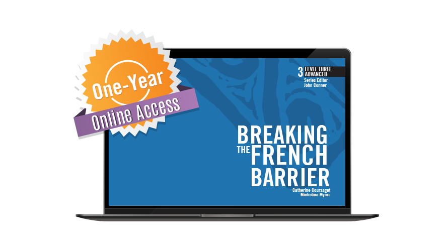 Breaking the Barrier French Level 3 Online Access