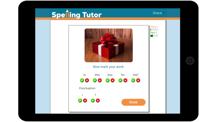 Spelling Tutor Monthly Student Subscription