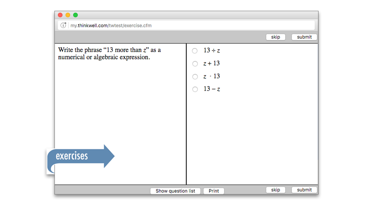 Thinkwell 6th Grade Math Sale