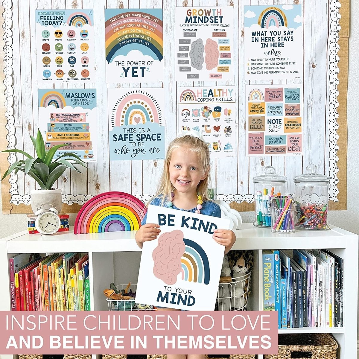 Emotional Support Kit: Boho 9 Poster Pack