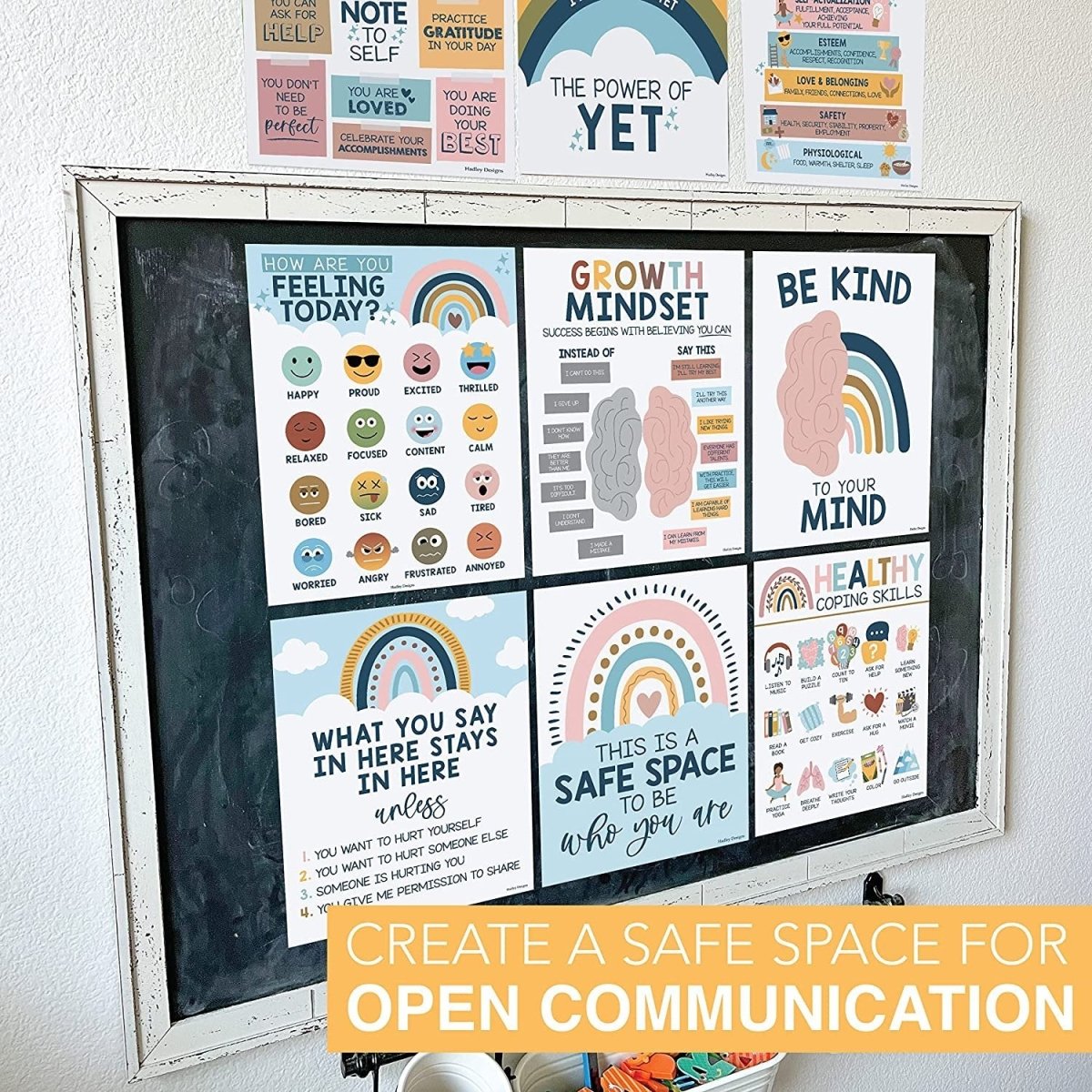 Emotional Support Kit: Boho 9 Poster Pack