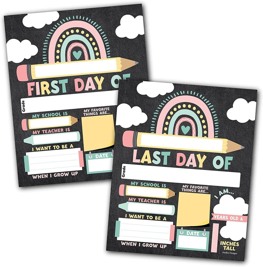 Back to School Signs: Boho 10 Pack